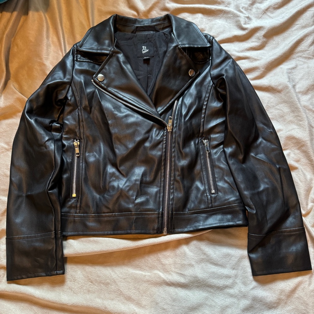 Art Class girls faux leather moto jacket